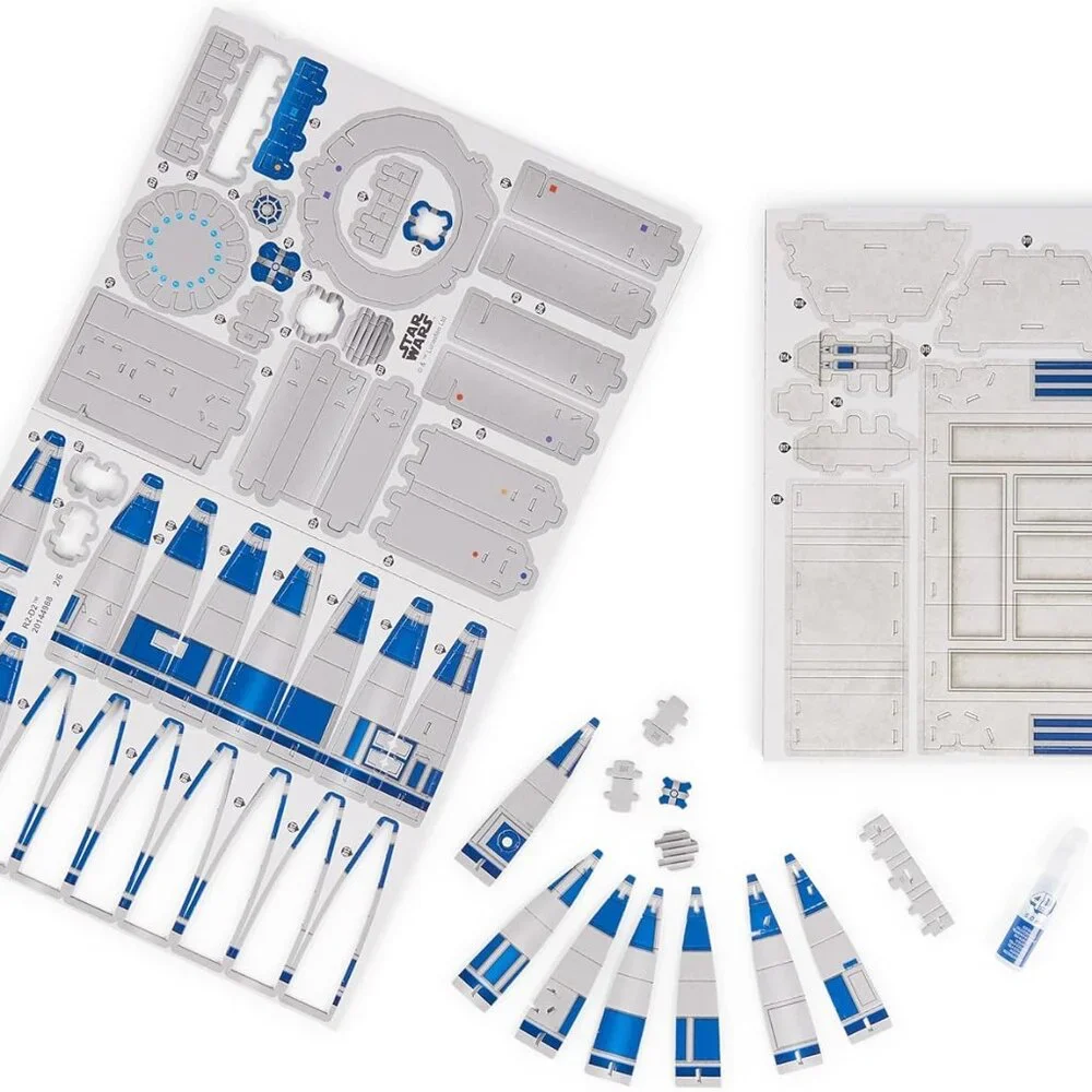 Toys | Spin Master Games 4d Build Star Wars R2d2 Cardstock 3d Model Kit ...